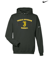 Thomas Jefferson HS Baseball Curve 2 - Nike Club Fleece Hoodie