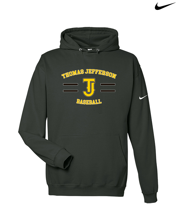 Thomas Jefferson HS Baseball Curve 2 - Nike Club Fleece Hoodie