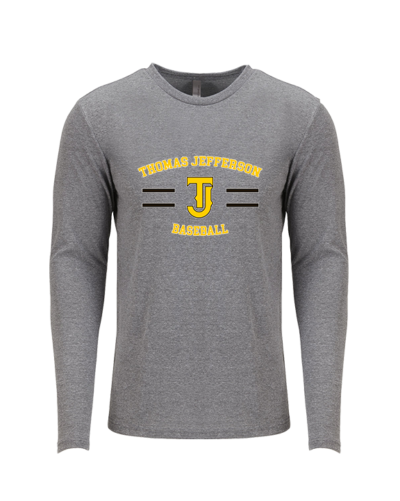 Thomas Jefferson HS Baseball Curve 2 - Tri-Blend Long Sleeve