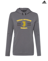 Thomas Jefferson HS Baseball Curve 2 - Womens Adidas Hoodie