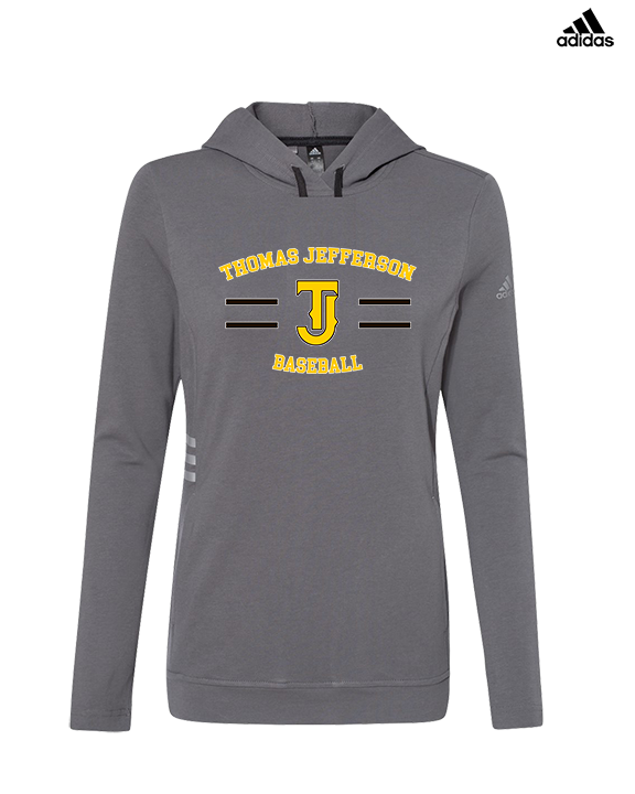 Thomas Jefferson HS Baseball Curve 2 - Womens Adidas Hoodie