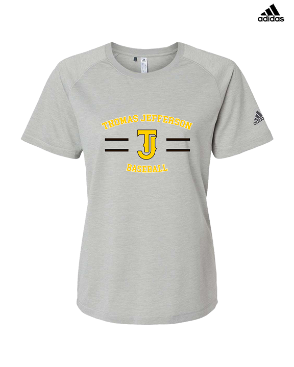 Thomas Jefferson HS Baseball Curve 2 - Womens Adidas Performance Shirt