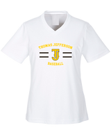 Thomas Jefferson HS Baseball Curve 2 - Womens Performance Shirt