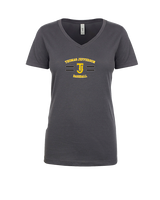 Thomas Jefferson HS Baseball Curve 2 - Womens Vneck
