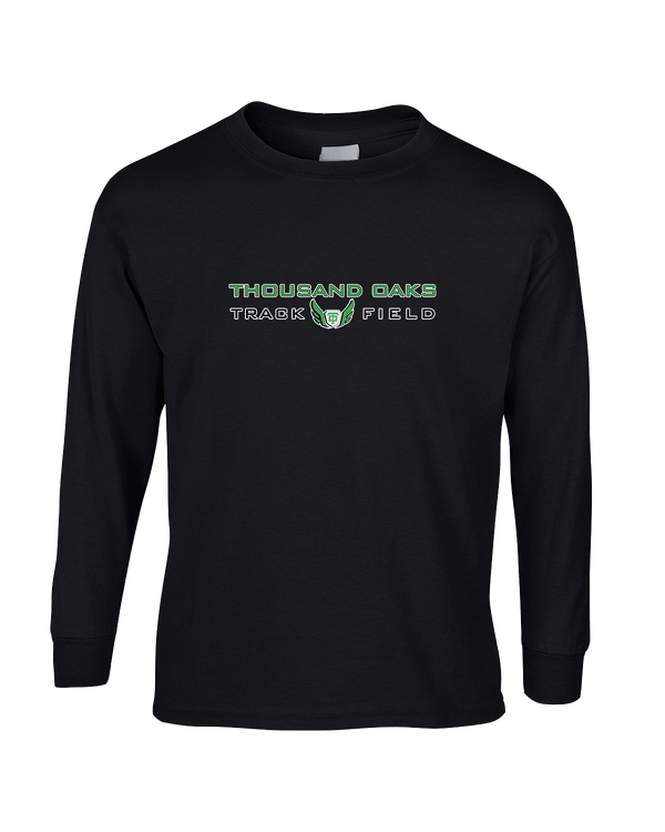 Thousand Oaks HS Track Logo - Mens Basic Cotton Long Sleeve