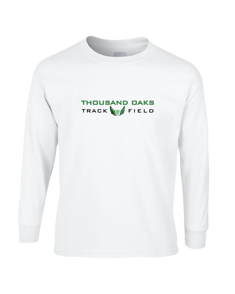 Thousand Oaks HS Track Logo - Mens Basic Cotton Long Sleeve