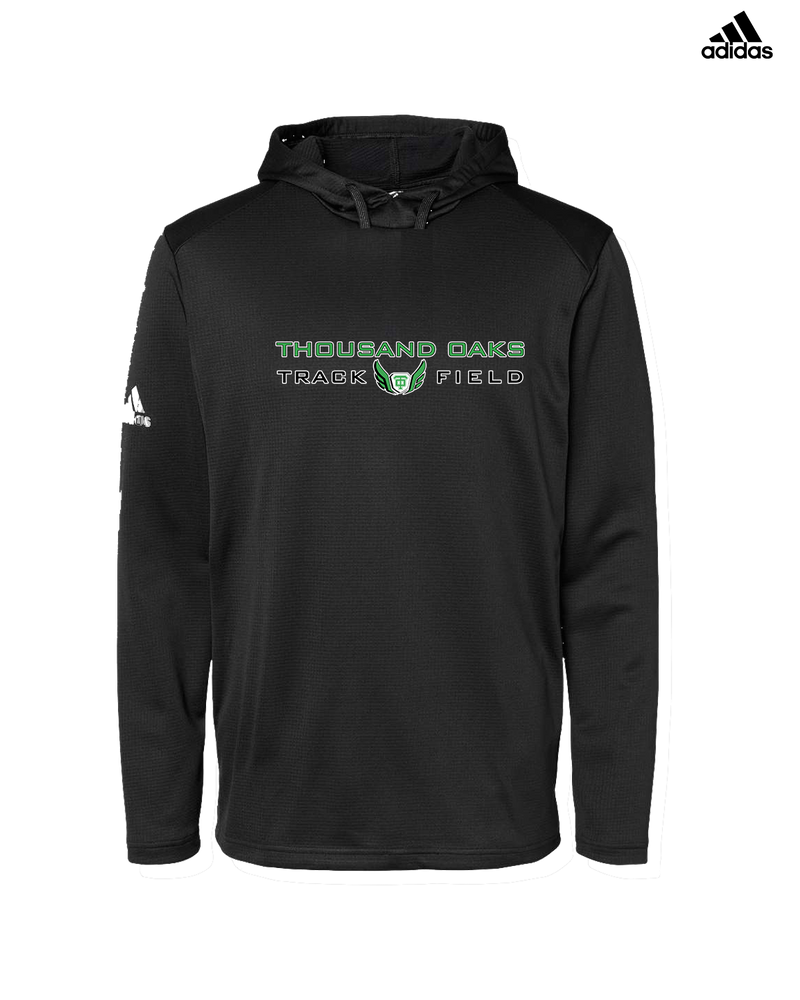 Thousand Oaks HS Track Logo - Adidas Men's Hooded Sweatshirt
