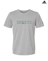 Thousand Oaks HS Track Logo - Adidas Men's Performance Shirt
