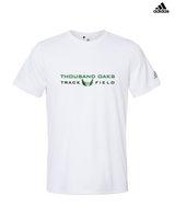 Thousand Oaks HS Track Logo - Adidas Men's Performance Shirt