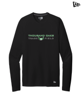 Thousand Oaks HS Track Logo - New Era Long Sleeve Crew
