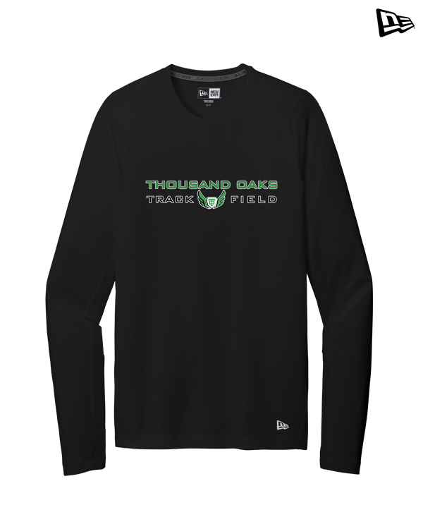 Thousand Oaks HS Track Logo - New Era Long Sleeve Crew