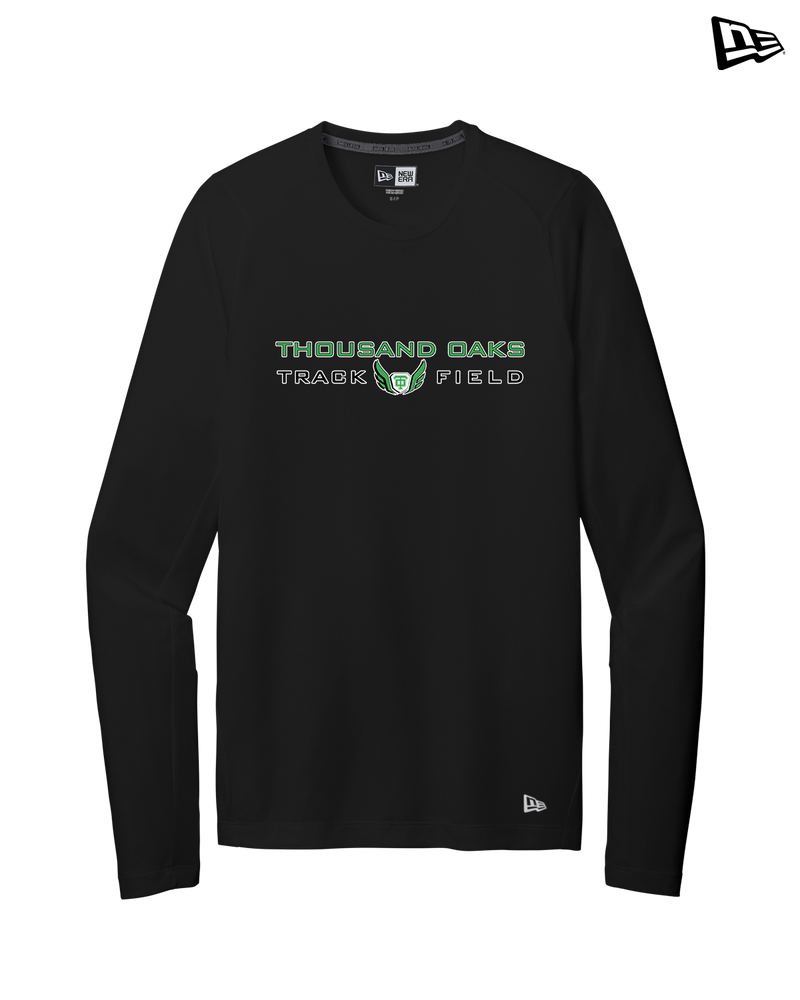 Thousand Oaks HS Track Logo - New Era Long Sleeve Crew