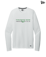 Thousand Oaks HS Track Logo - New Era Long Sleeve Crew