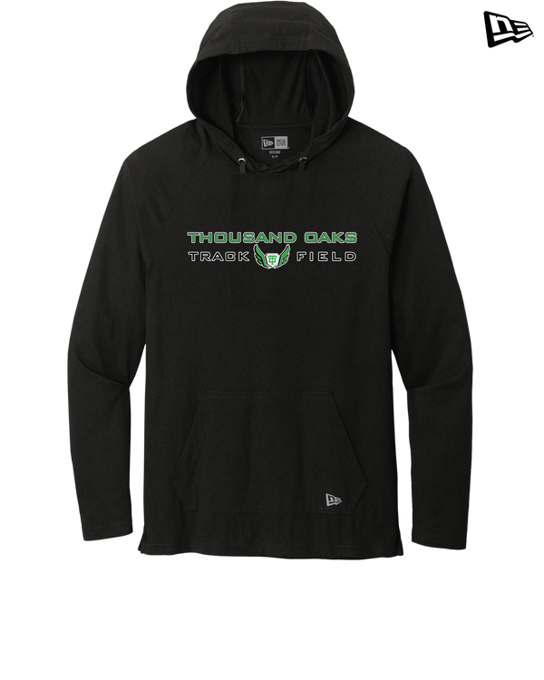 Thousand Oaks HS Track Logo - New Era Tri Blend Hoodie
