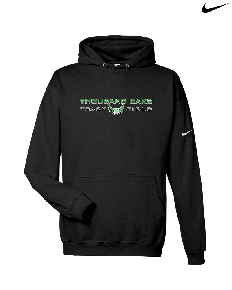 Thousand Oaks HS Track Logo - Nike Club Fleece Hoodie