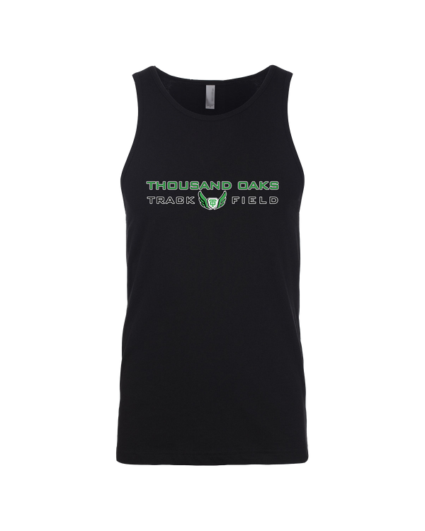 Thousand Oaks HS Track Logo - Mens Tank Top
