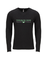 Thousand Oaks HS Track Logo - Tri Blend Long Sleeve