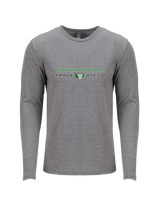 Thousand Oaks HS Track Logo - Tri Blend Long Sleeve