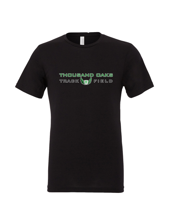 Thousand Oaks HS Track Logo - Mens Tri Blend Shirt