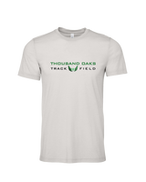 Thousand Oaks HS Track Logo - Mens Tri Blend Shirt