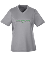 Thousand Oaks HS Track Logo - Womens Performance Shirt