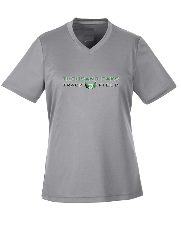 Thousand Oaks HS Track Logo - Womens Performance Shirt