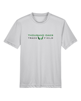 Thousand Oaks HS Track Logo - Youth Performance T-Shirt