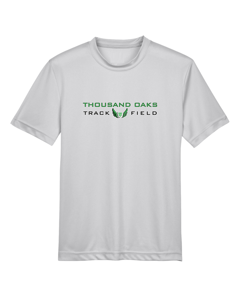 Thousand Oaks HS Track Logo - Youth Performance T-Shirt