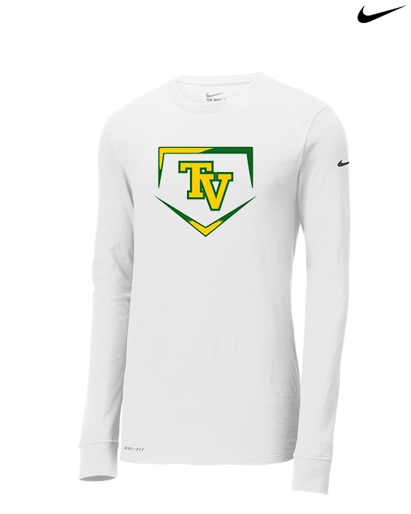 Tippecanoe Valley HS Softball Plate - Mens Nike Longsleeve