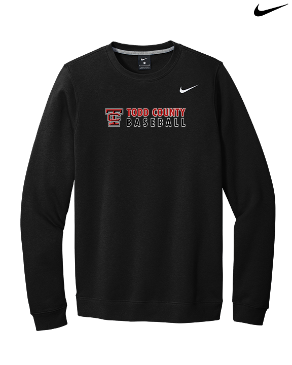 Todd County HS Baseball Basic - Mens Nike Crewneck
