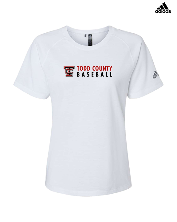 Todd County HS Baseball Basic - Womens Adidas Performance Shirt