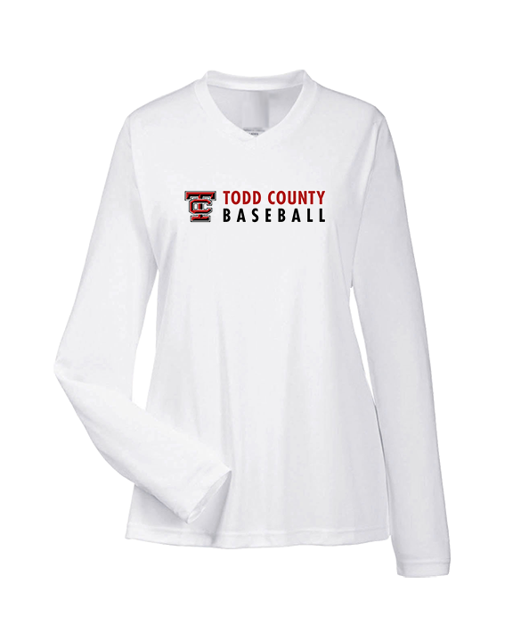 Todd County HS Baseball Basic - Womens Performance Longsleeve