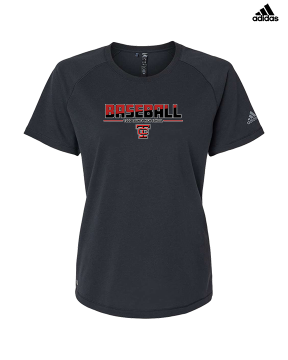 Todd County HS Baseball Cut - Womens Adidas Performance Shirt