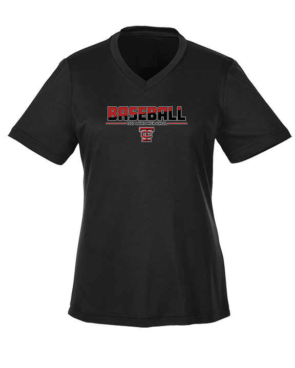 Todd County HS Baseball Cut - Womens Performance Shirt