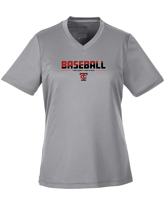 Todd County HS Baseball Cut - Womens Performance Shirt