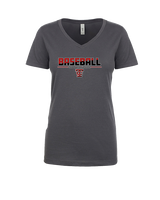 Todd County HS Baseball Cut - Womens Vneck