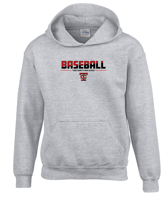 Todd County HS Baseball Cut - Youth Hoodie