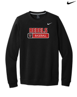 Todd County HS Baseball Pennant - Mens Nike Crewneck