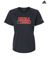 Todd County HS Baseball Pennant - Womens Adidas Performance Shirt