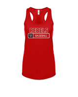Todd County HS Baseball Pennant - Womens Tank Top