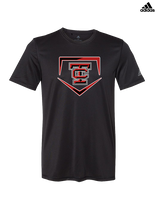 Todd County HS Baseball Plate - Mens Adidas Performance Shirt