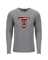 Todd County HS Baseball Plate - Tri-Blend Long Sleeve