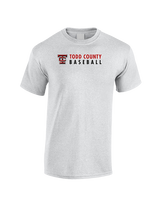 Todd County Middle School Baseball Basic - Cotton T-Shirt