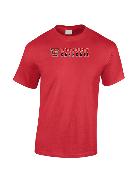 Todd County Middle School Baseball Basic - Cotton T-Shirt