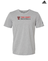 Todd County Middle School Baseball Basic - Mens Adidas Performance Shirt