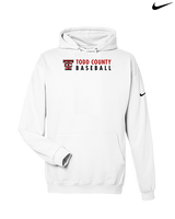 Todd County Middle School Baseball Basic - Nike Club Fleece Hoodie