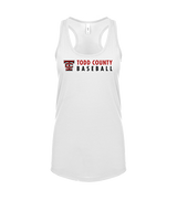 Todd County Middle School Baseball Basic - Womens Tank Top