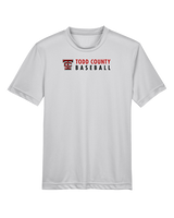 Todd County Middle School Baseball Basic - Youth Performance Shirt