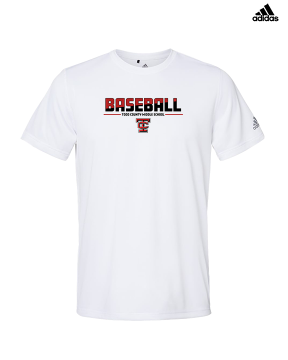 Todd County Middle School Baseball Cut - Mens Adidas Performance Shirt