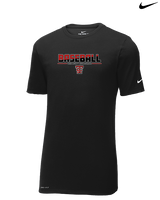Todd County Middle School Baseball Cut - Mens Nike Cotton Poly Tee